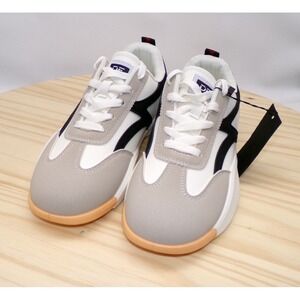 De Florance Cloudea Shoes Sneakers Womens Beige Black Size 8.5 Lace Up NWT READ